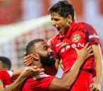 تصاویر خاص از فریاد شادی گل مهدی قایدی قرمزپوش