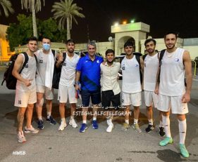 مهدی قایدی با حضور در تمرین استقلال با بازیکنان گفت و گو کرد