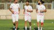 هادی محمدی، مدافع تیم فوتبال تراکتورسازی در تمرینات این باشگاه حاضر شد