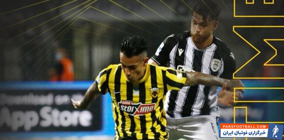 شکست 2 بر 0 آ اک مقابل پائوک در شبی که حاج صفی 75 دقیقه بازی کرد، کریم انصاری فرد 30 و میلاد محمدی 15 دقیقه