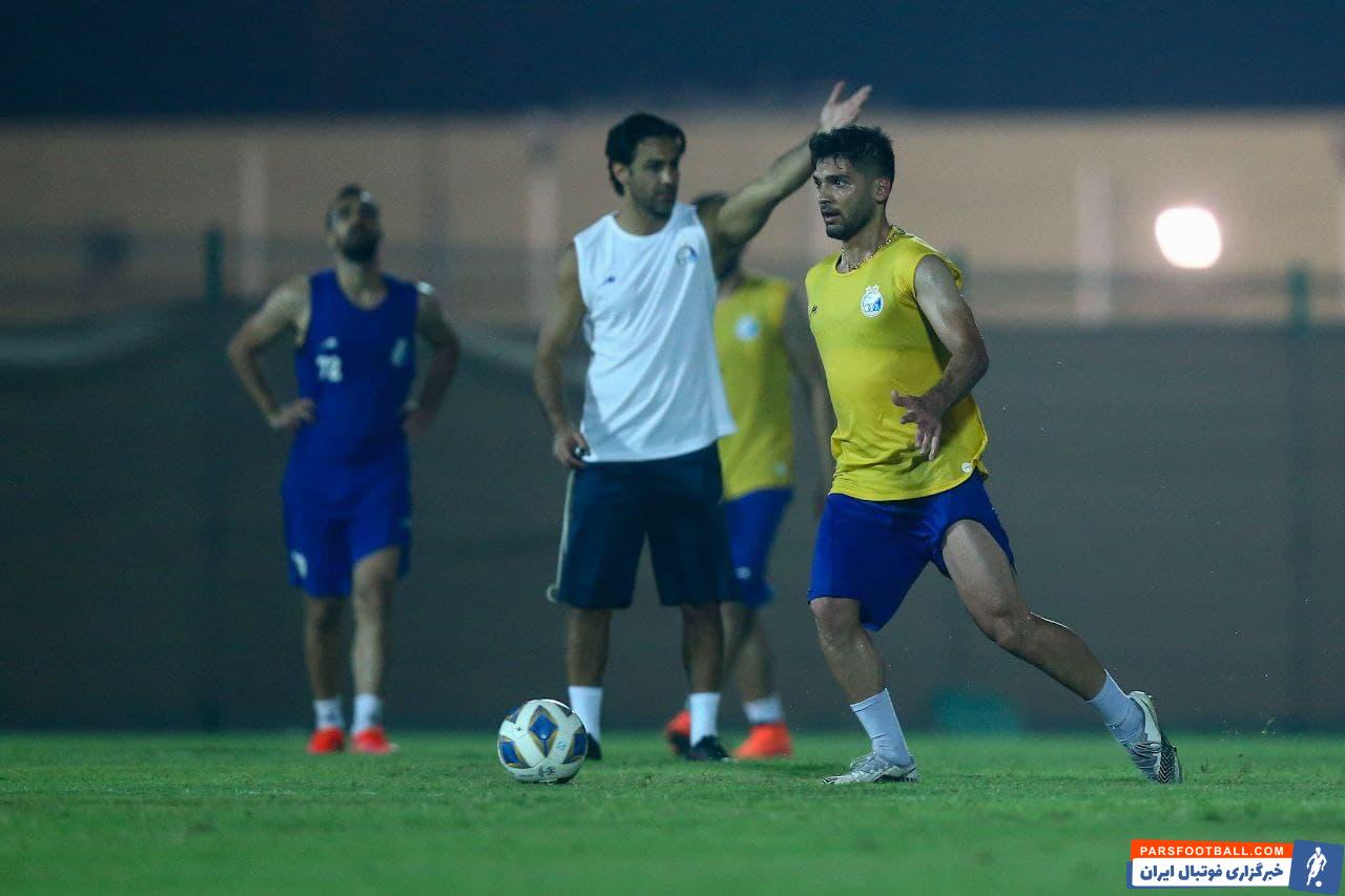 تمرین استقلال در زمین تمرینی ورزشگاه الوصل پیگیری شد