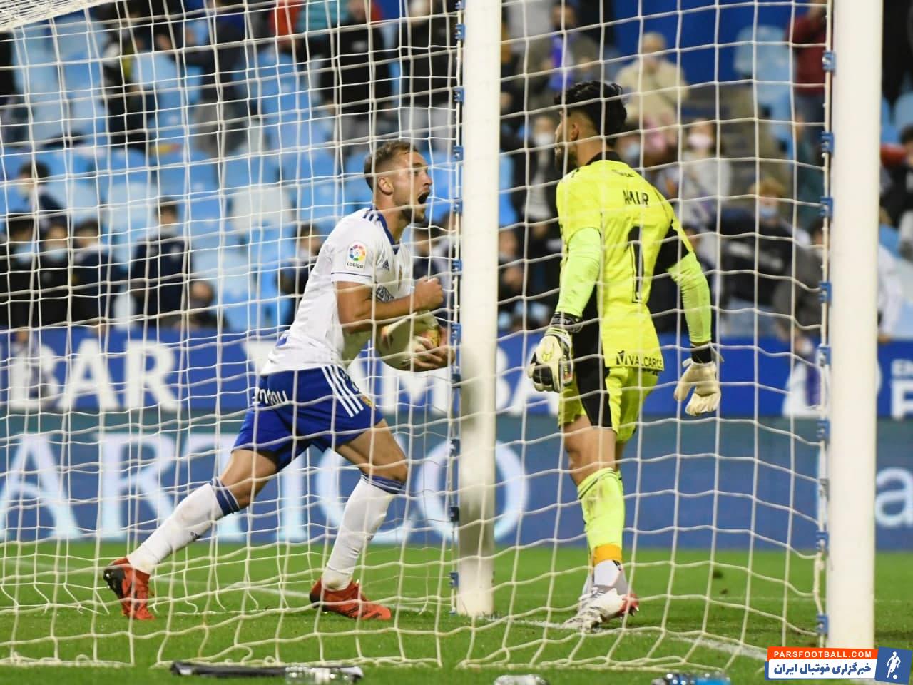 پونرادینا 1 - 1 ساراگوسا ؛ ادامه تساوی های یاران امیر عابدزاده در لالیگا ۲ و از دست رفتن پیروزی تیم لژیونر پرسپولیسی
