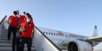 کاروان تیم ملی فوتبال ایران وارد دبی شد