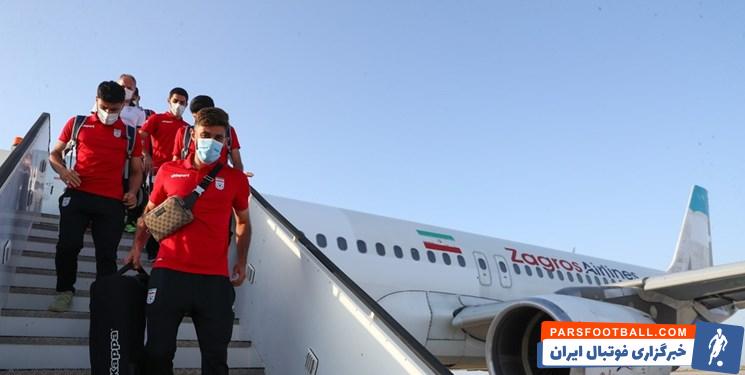 کاروان تیم ملی فوتبال ایران وارد دبی شد