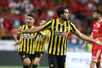 آاِک آتن با گلزنی انصاری فرد و حاج صفی صدرنشین لیگ یونان شد