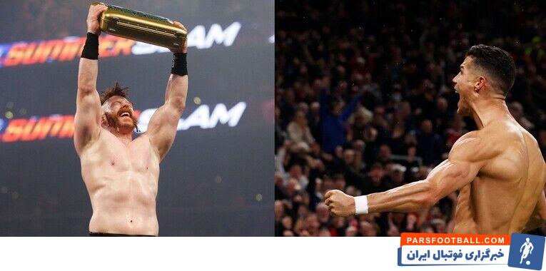 شیمس کشتی گیر مشهور ایرلندی در مسابقات کشتی کج (WWE) کریستیانو رونالدو فوق ستاره پرتغالی منچستر یونایتد را تمسخر کرد.