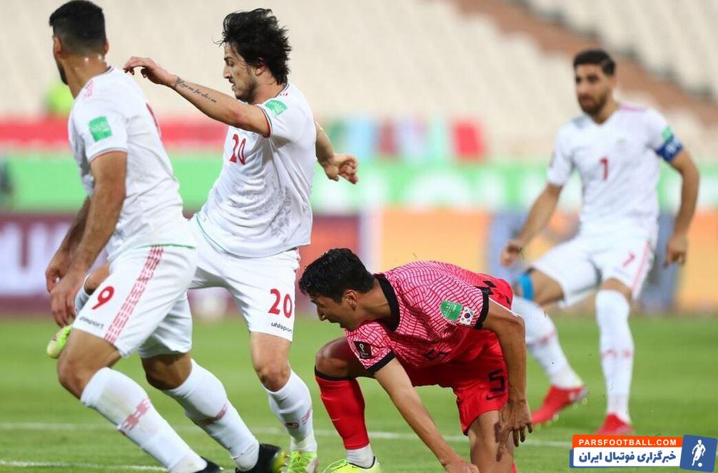 تساوی دو تیم ملی ایران و کره جنوبی سوژه فیفا و AFC