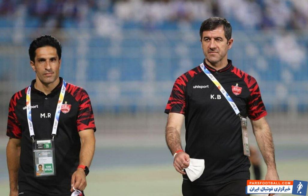 رختکن پرسپولیس در بین دو نیمه بازی با الهلال عربستان : کریم عصبانیتر از همیشه ؛ باقری گل محمدی را توجیه کرد