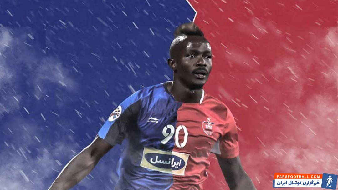 گادوین منشا مهاجم پیشین پرسپولیس و استقلالی راهی مس رفسنجان شد