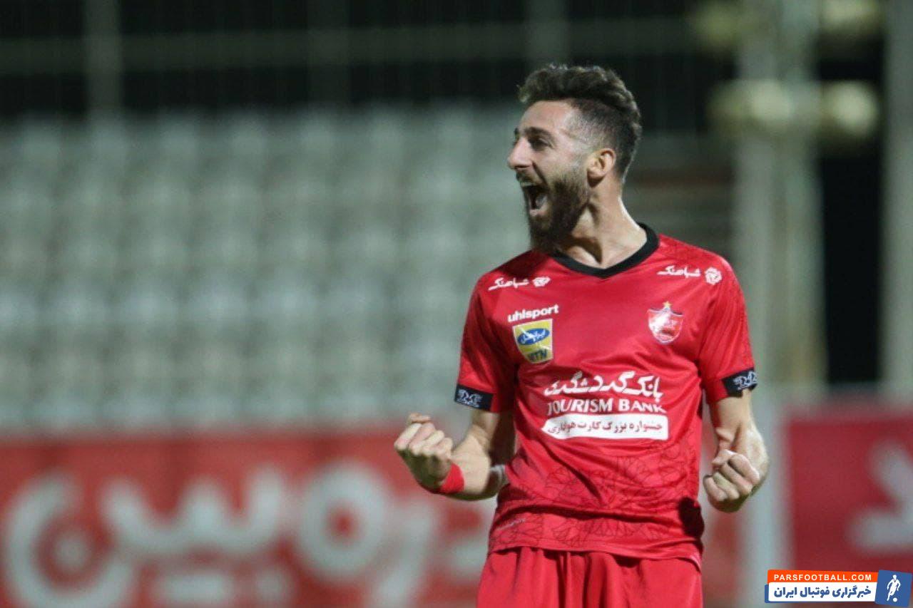 مهدی عبدی آماده گلزنی به فولاد