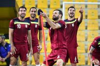 تمرین با نشاط تیم ملی پیش از بازی با امارات