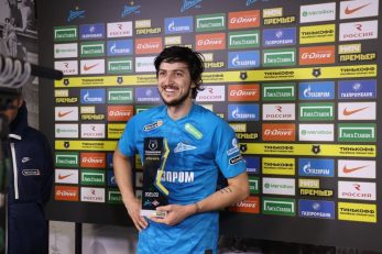 سردار آزمون بهترین بازیکن دیدار زنیت - اسپارتاک مسکو