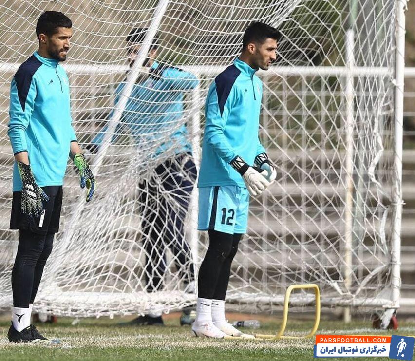 آرامش عجیب رشید مظاهری دروازهبان مدعی استقلال در فاصله یک هفته تا دربی !