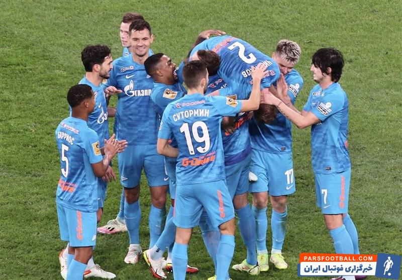 لیگ برتر روسیه ؛ سومین پیروزی زنیت برابر تیم‌های مسکویی در شب کم فروغ سردار آزمون