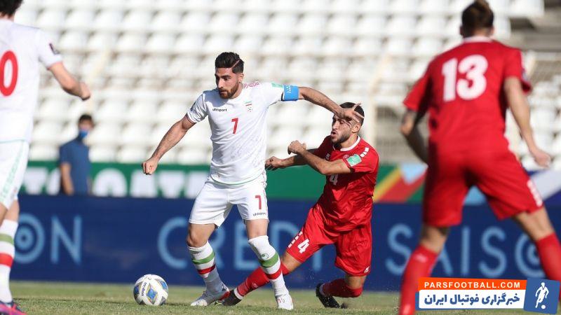 برد تیم ملی برابر لبنان