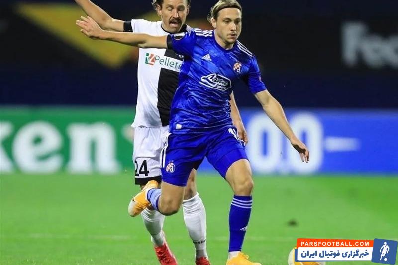 دینامو زاگرب در شب حضور محرمی مقابل اوسیژک به تساوی یک بر یک رضایت داد