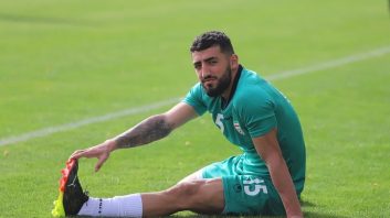 اللهیار صیادمنش در تمرینات زوریا