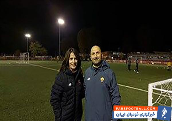 محمد عابدی مربی تیم زنان زیر 17 سال و بزرگسالان آ اس رم ایتالیا