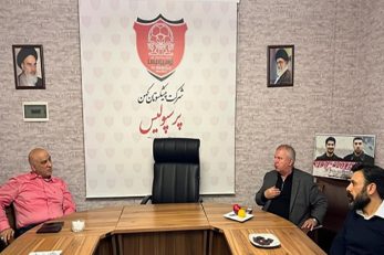 مجید صدری رئیس هیأت مدیره باشگاه پرسپولیس با علی پروین دیدار کرد