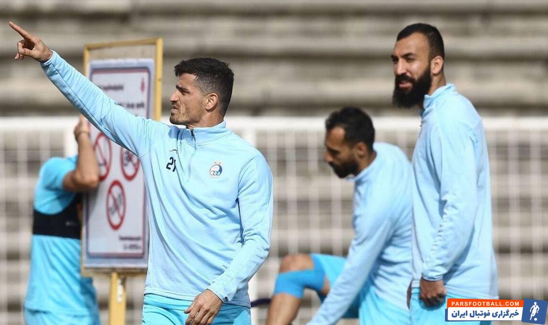 روزبه چشمی ، محمدحسین مرادمند ، بابک مرادی و رشید مظاهری غایبان استقلال مقابل گل گهر سیرجان