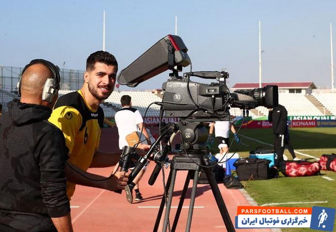 سعید عزت اللهی و علی قلی زاده در فکر حرفه جدید در حاشیه تمرین تیم ملی