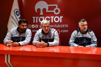 زونیمیر سولدو سرمربی جدید باشگاه تراکتور در تمرینات این تیم حاضر شد