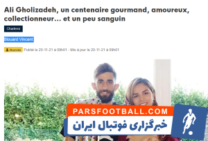 علی قلی زاده وینگر تیم ملی فوتبال ایران به رکورد 100 بازی برای شارلوا رسید
