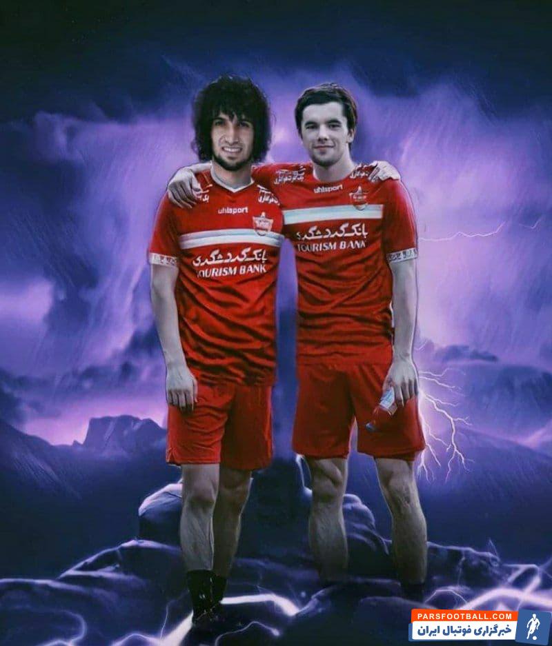 منوچهر صفروف و وحدت هنانوف ستاره های تاجیکی برای قرارداد با پرسپولیس به تهران رسیدند