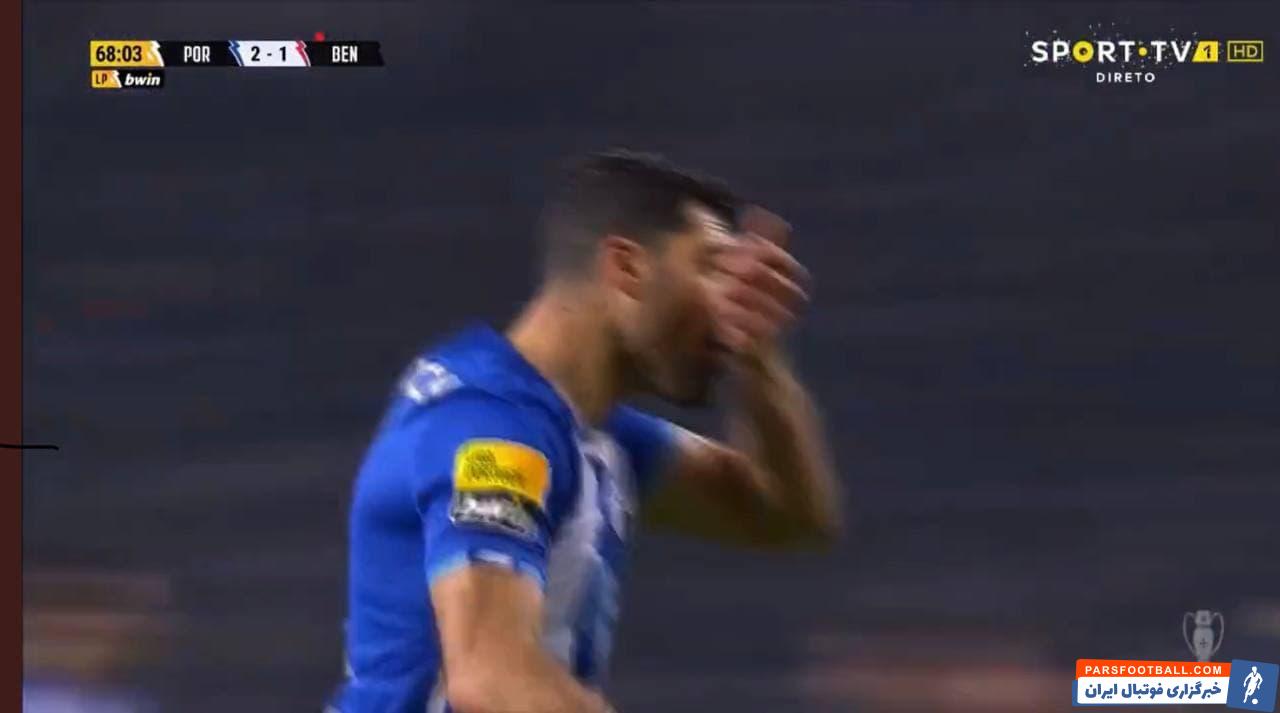 گلزنی مهدی طارمی برابر بنفیکا