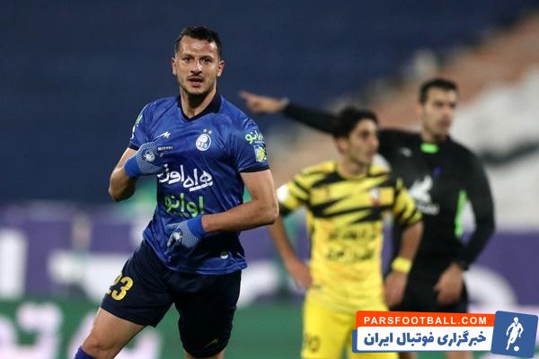 استقلال ؛ آرمان رمضانی پس از گل برای استقلال خوشحالی عجیبی داشت