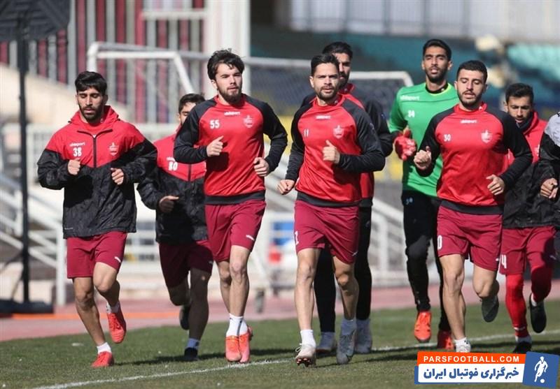 گزارش تمرین امروز 4 دی پرسپولیس : تمرین اختصاصی حامد پاکدل و وحدت هنانوف دو بازیکن مصدوم سرخ ها