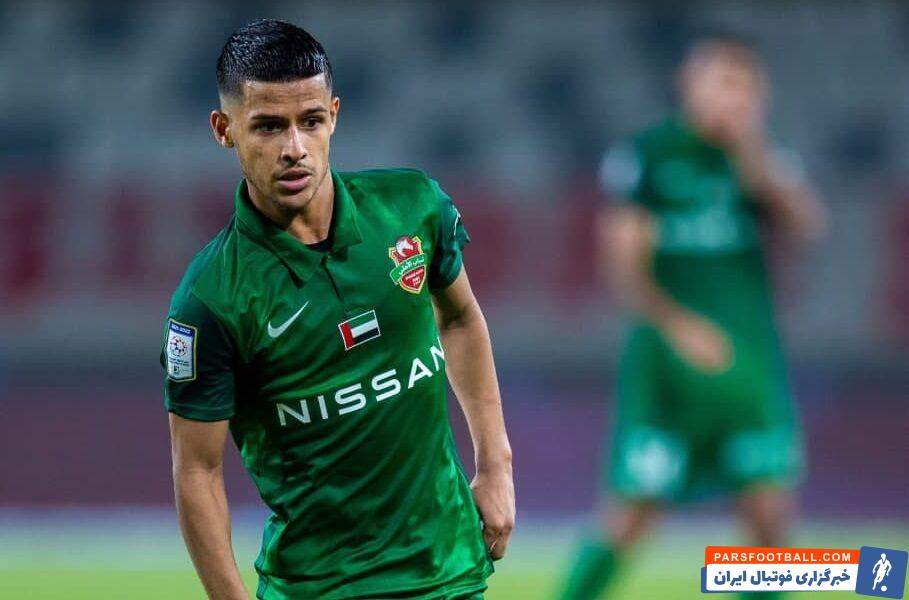 مهدی قایدی و توپی که از بیرون وارد زمین کرد و گل پیروزی بخش الاهلی را سبب شد