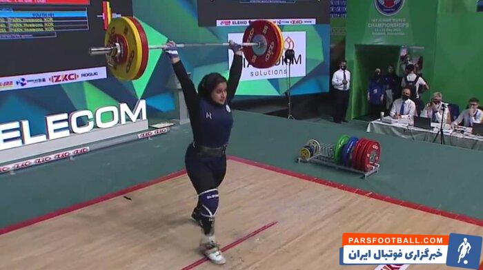 خط و نشان دختر وزنه‌بردار ایرانی برای  قهرمانان جهان و المپیک 