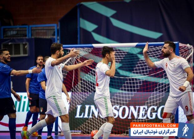 تصاویری از بازی تیم ملی فوتسال ایران مقابل ایتالیا