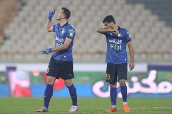 استقلال ؛ آرمان رمضانی پس از گل برای استقلال خوشحالی عجیبی داشت