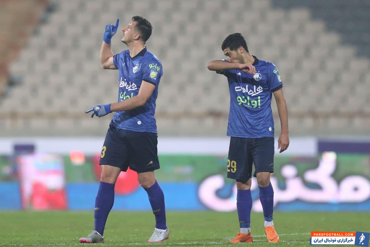 استقلال ؛ آرمان رمضانی پس از گل برای استقلال خوشحالی عجیبی داشت