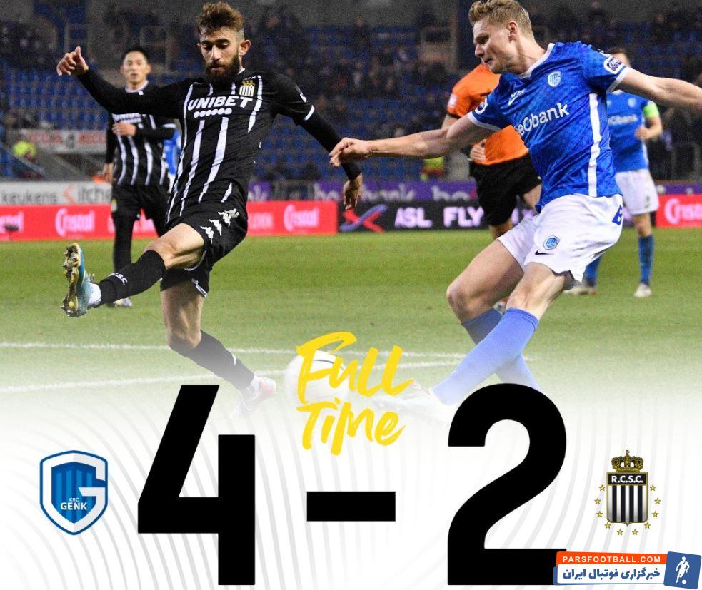 شکست 4 بر 2 شارلوا برابر خنک در شب گلزنی علی قلی زاده