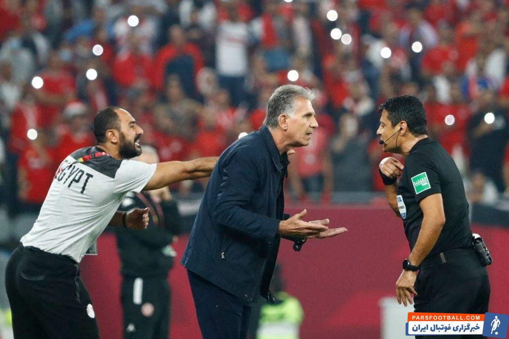 نیمه نهایی جام عرب ؛ از مشاجره علیرضا فغانی با کارلوس کی روش تا اعلام پنالتی نادرست