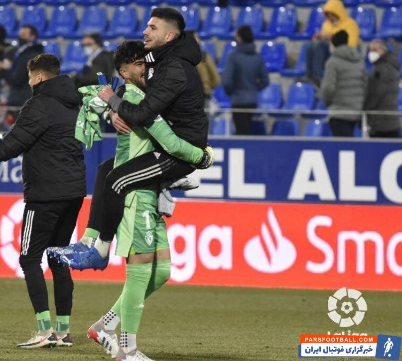 پیروزی پونفرادینا مقابل هوئسکا با درخشش امیر عابدزاده ؛ بچه عقاب تفاوت را رقم زد