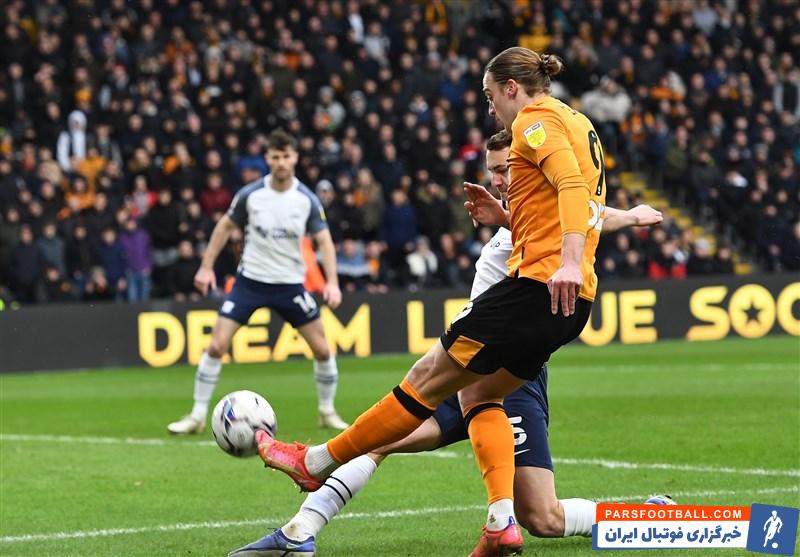 چمپیونشیپ انگلیس ؛ شکست خانگی هال سیتی مقابل پرستون در اولین حضور ۶دقیقهای اللهیار صیادمنش