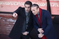 جشن تولد پیروانی پیش از ضیافت سوپرکاپ ؛ کیک مالی شدن افشین به دست یحیی