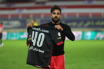 حامد پاکدل در جریان تمرین امروز پرسپولیس دچار مصدومیت از ناحیه سر و گردن شد