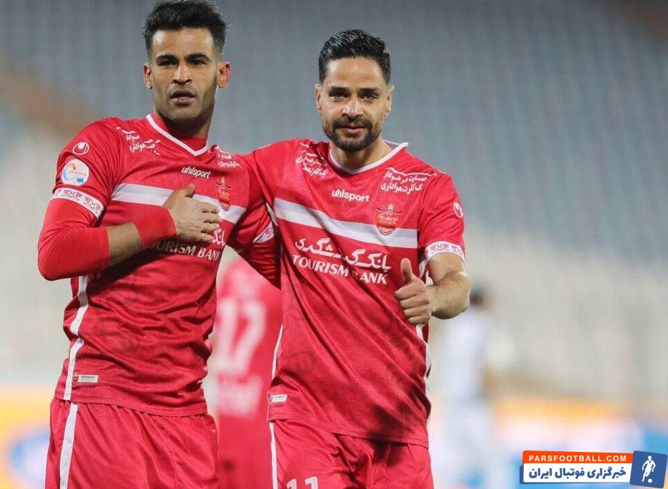 استوری خوشامدگویی عیسی آل کثیر به مرتضی پورعلی گنجی پس از حضور او در تمرین پرسپولیس