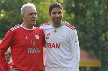 استوری ترانه علیدوستی برای پدر فوتبالیستش ؛ تصویری جالب از حمید علیدوستی در کنار رضا عطاران