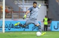 مسعود پور محمد دروازه بان نفت مسجدسلیمان به دیدار مقابل پرسپولیس رسید