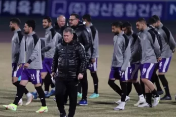 تیم ملی ؛ تعجب بازیکنان تیم ملی فوتبال ایران از سرمای شدید در سئول