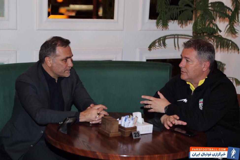 بررسی شرایط تیم ملی ایران پیش از بازی با کره جنوبی و لبنان در نشست مشترک ماجدی و اسکوچیچ