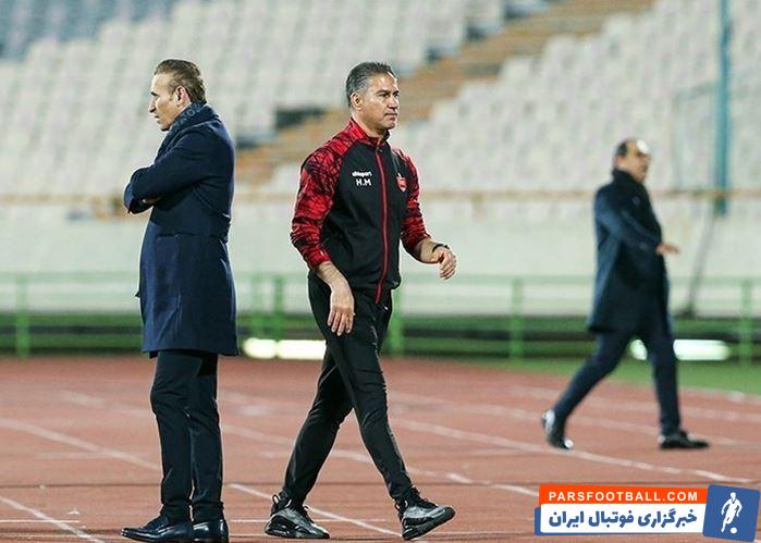 حمید مطهری مربی پرسپولیس : مربی حریف به سینه ترابی زد تا او را عصبی کند ؛ برای داور متاسفم ؛ ما تیم حکومتی هستیم یا بقیه ؟