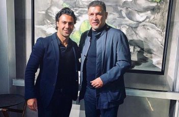 فرهاد مجیدی در جمع بازیکنان جوان آکادمی غلامپور : مهم این است که آدم خوبی باشید، مثل علی دایی