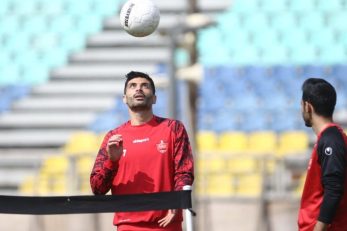 سعید آقایی مدافع پرسپولیس در آستانه بازگشت به ترکیب گل محمدی